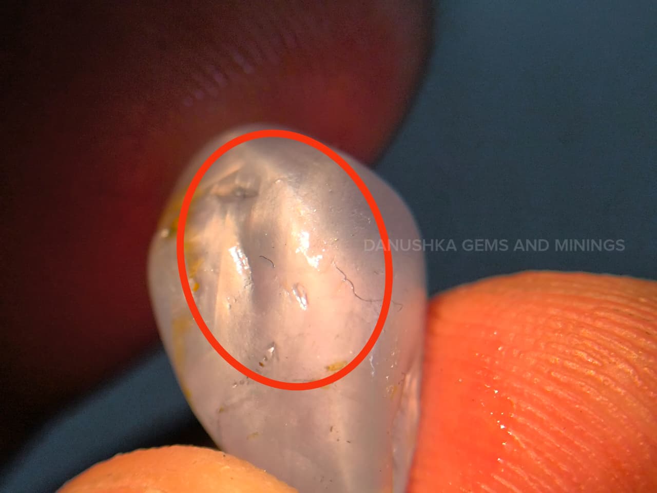 natural milky sapphire rough