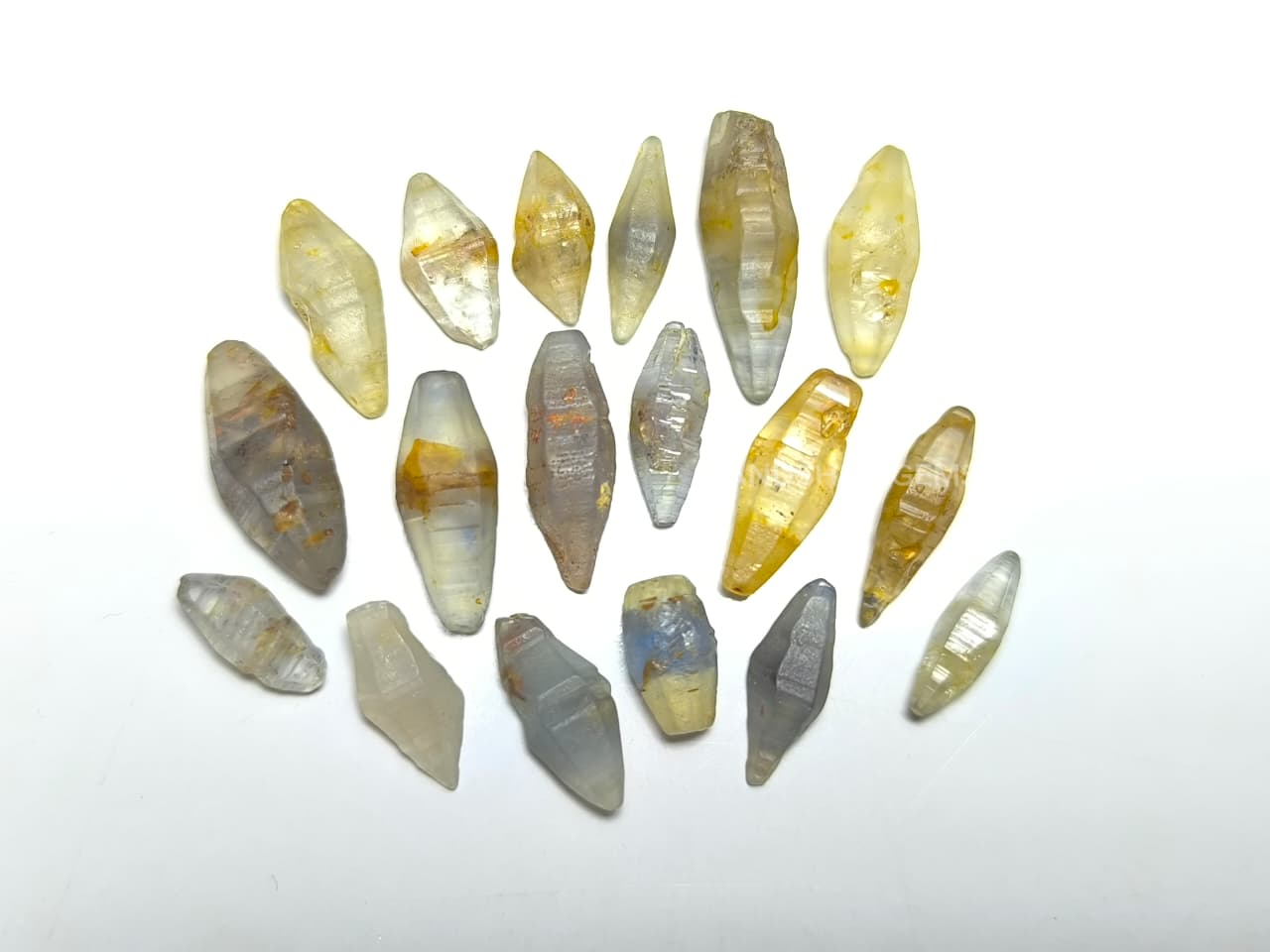 Ceylon Natural Sapphire Crystal Collection