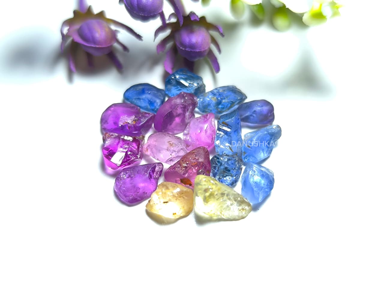 Ceylon Natural Sapphire Rough – Mixed Colors