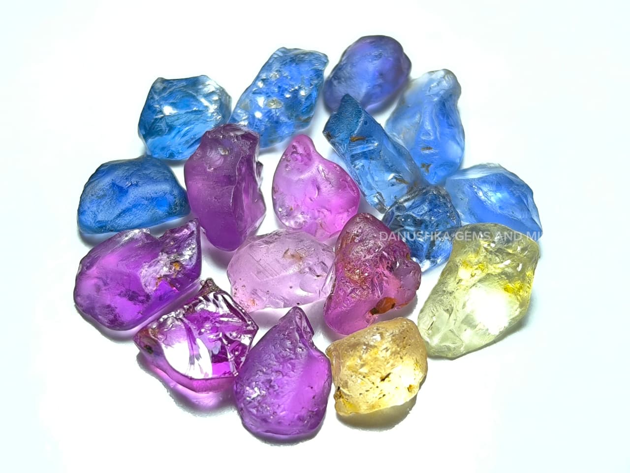 Ceylon Natural Sapphire Rough – Mixed Colors