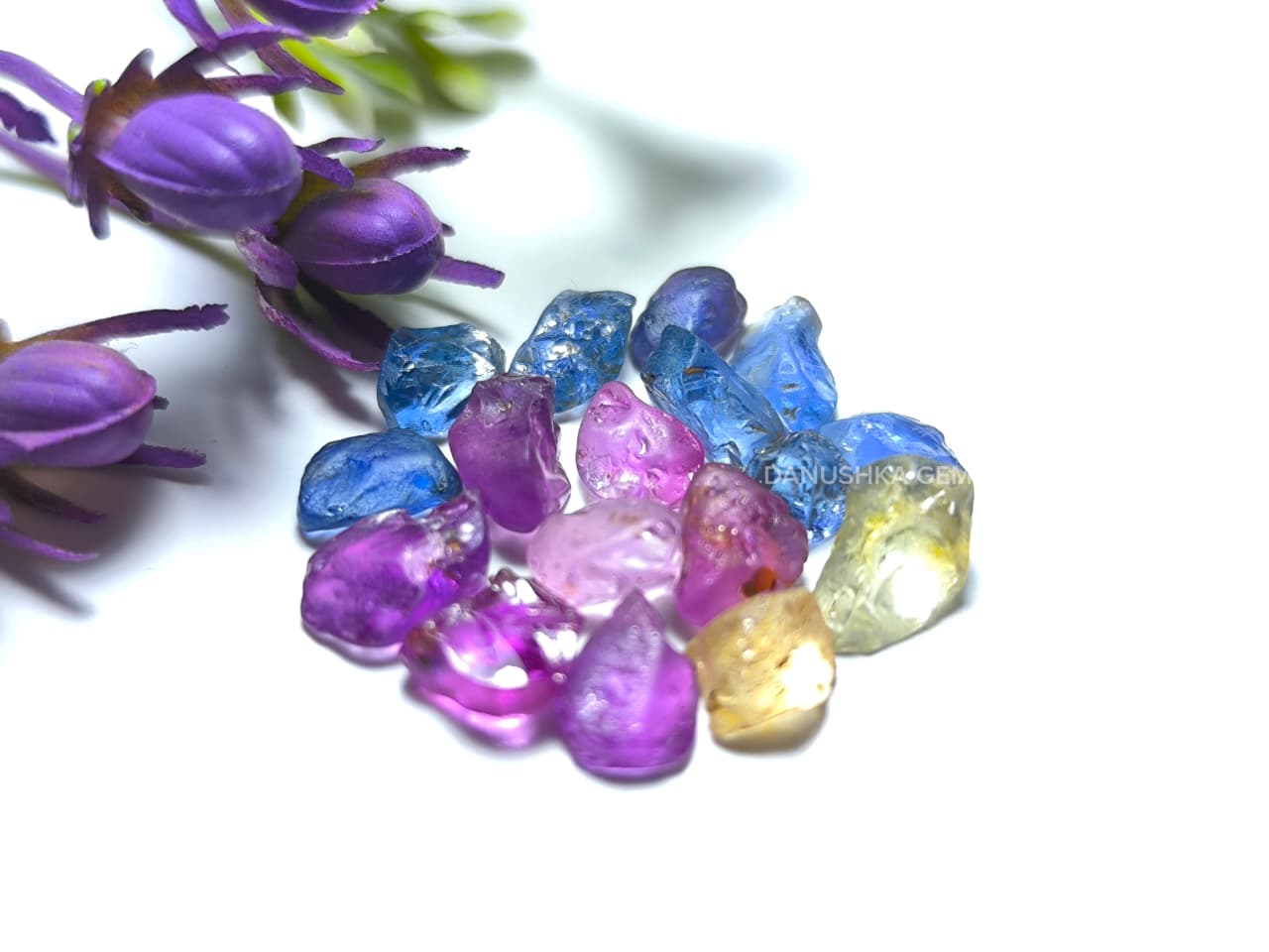 Ceylon Natural Sapphire Rough – Mixed Colors