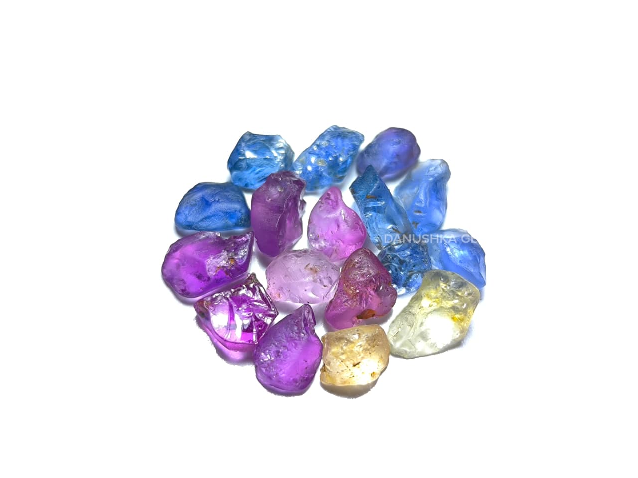 Ceylon Natural Sapphire Rough – Mixed Colors