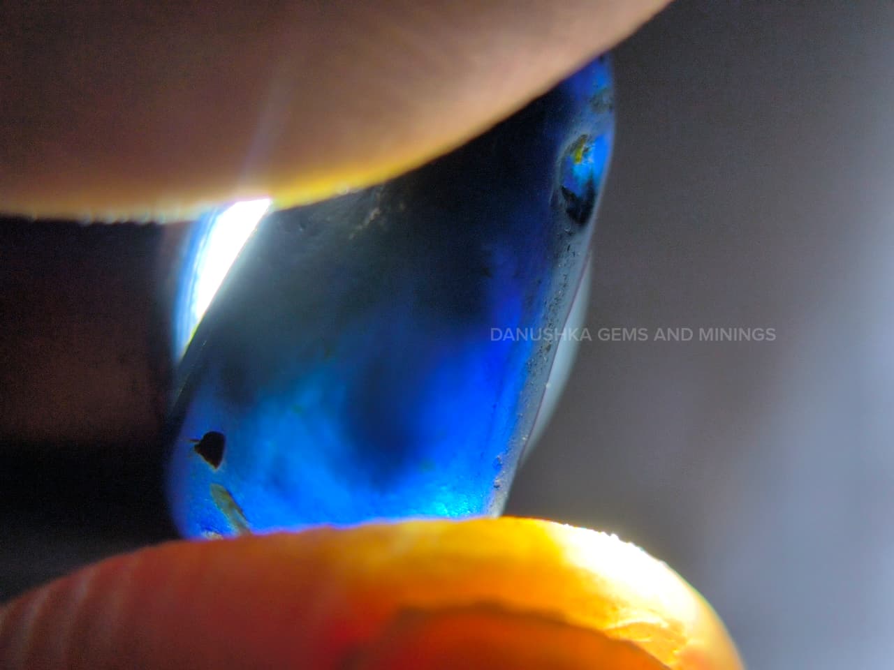 Facet Grade Ceylon Natural Dark Blue Sapphire “Kaka Neelam”