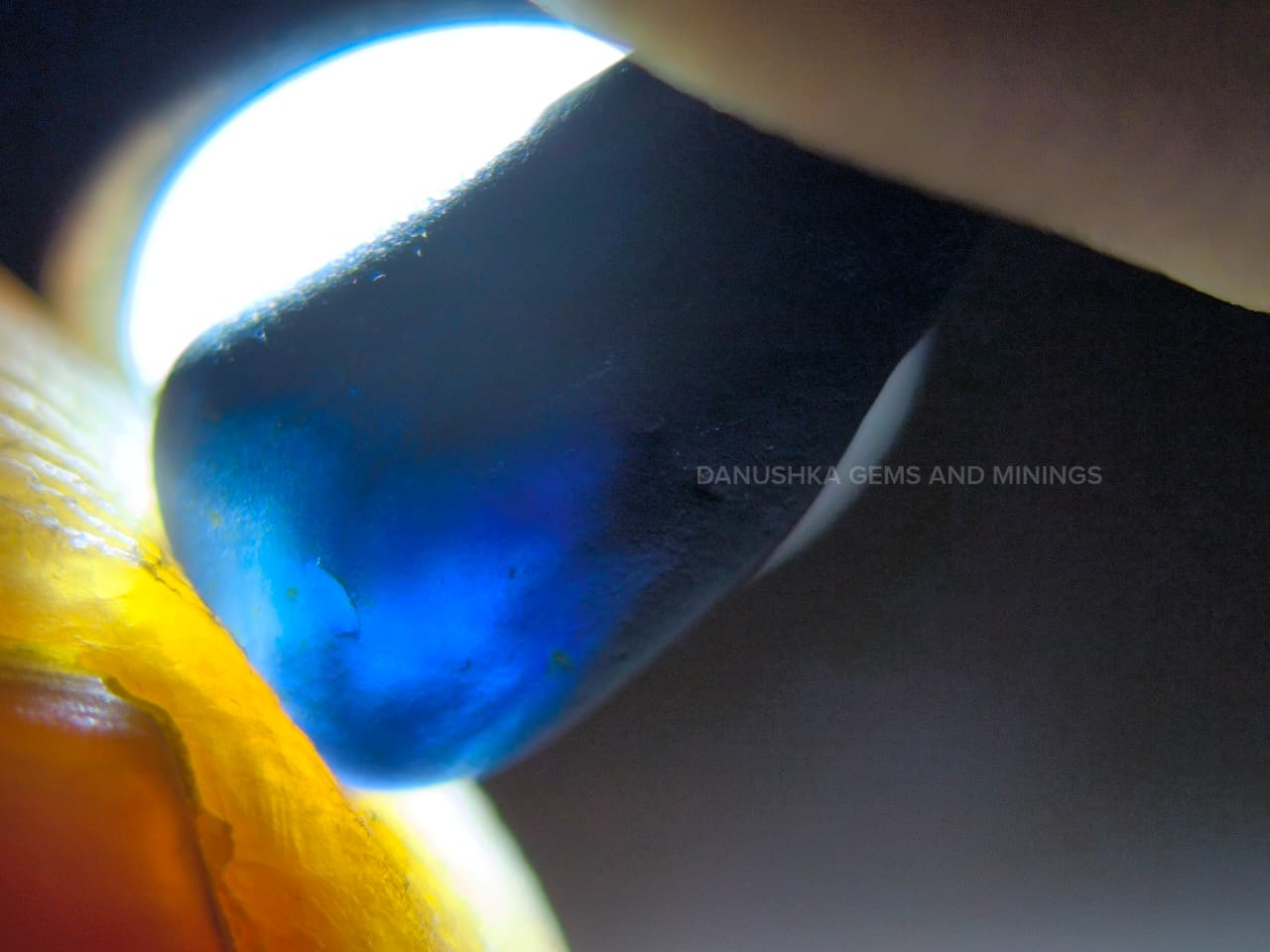 Facet Grade Ceylon Natural Dark Blue Sapphire “Kaka Neelam”