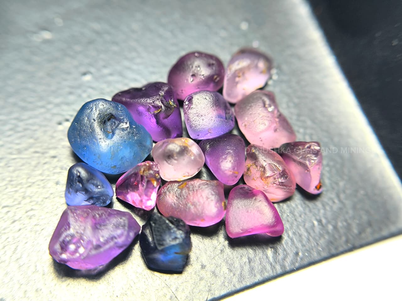 Facet Grade Ceylon Natural Sapphire Rough – Mixed Colors
