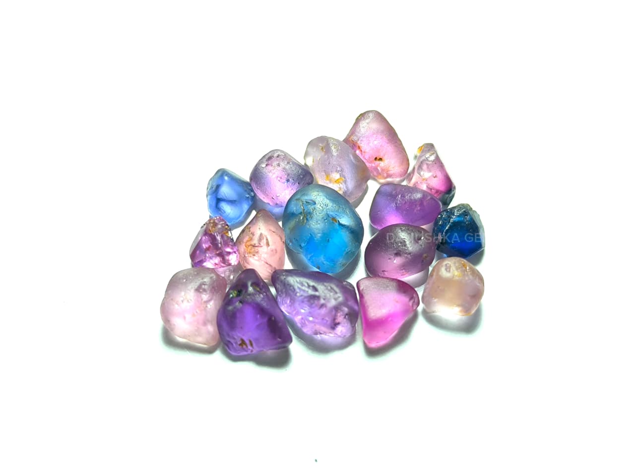 Facet Grade Ceylon Natural Sapphire Rough – Mixed Colors