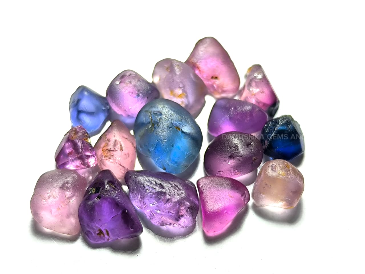 Facet Grade Ceylon Natural Sapphire Rough – Mixed Colors