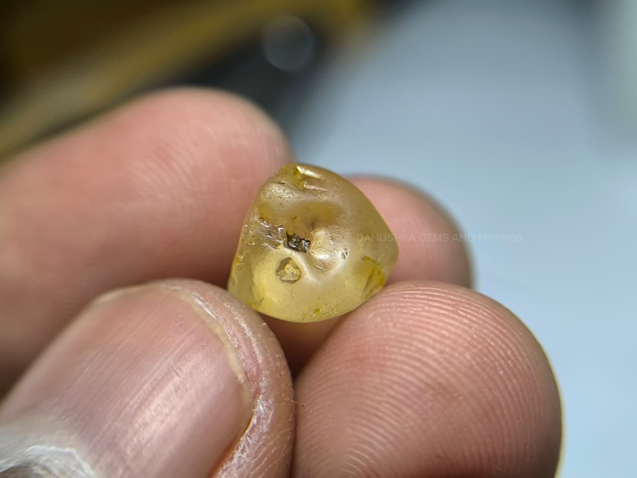 Facet Grade Natural Yellow Sapphire Rough