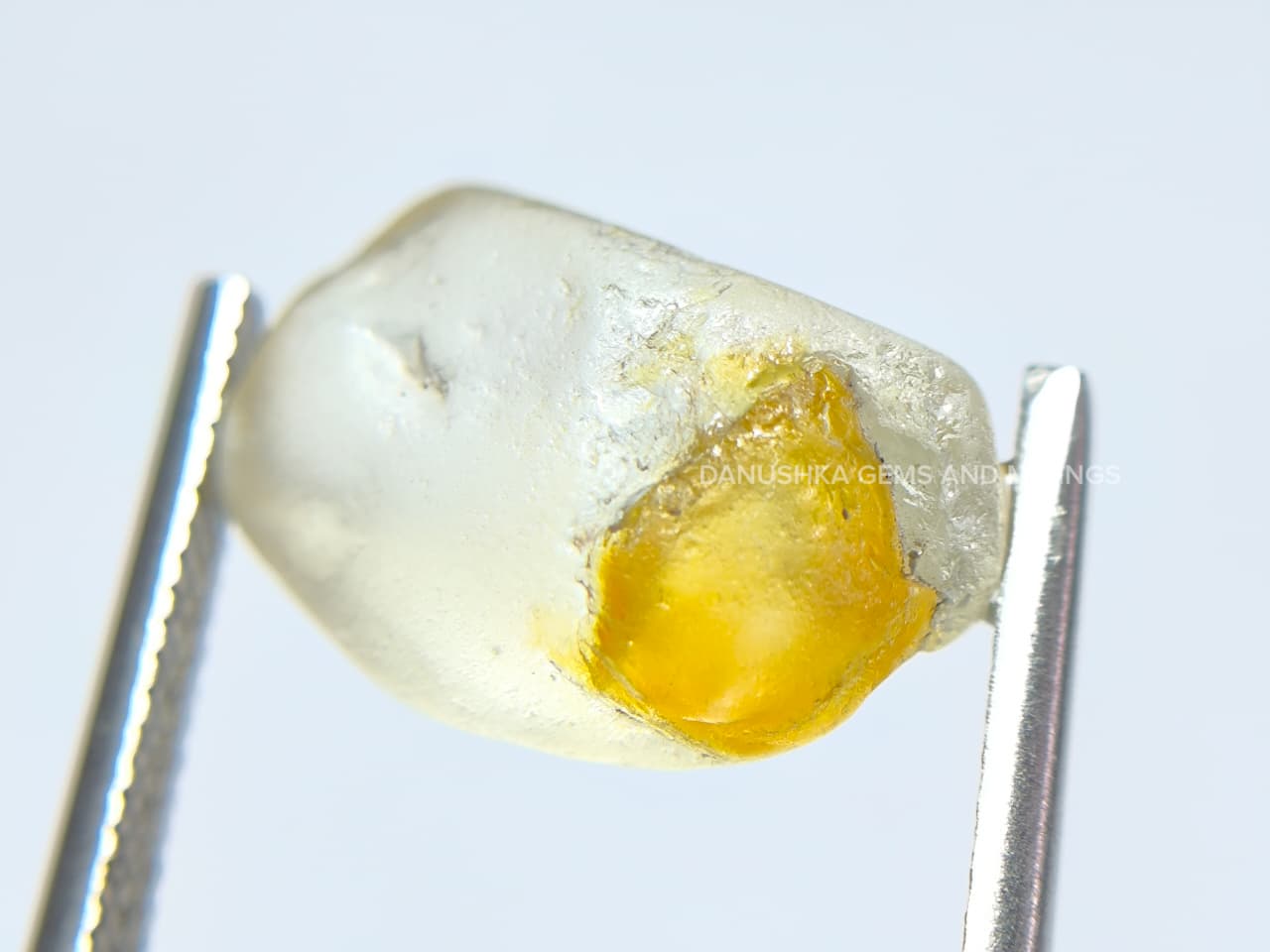 Facet Grade Ceylon Natural White Sapphire Rough