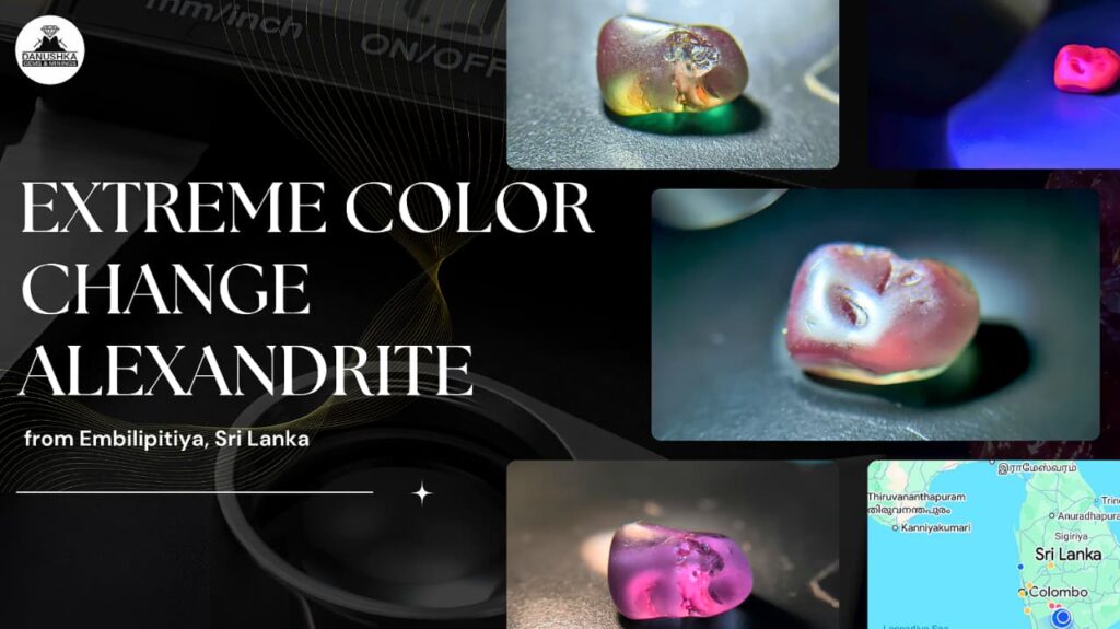 Extreme Color Change Alexandrite