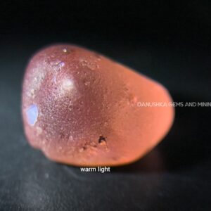 Facet Grade Ceylon Natural Unheated Padparadscha Sapphire Rough Pair