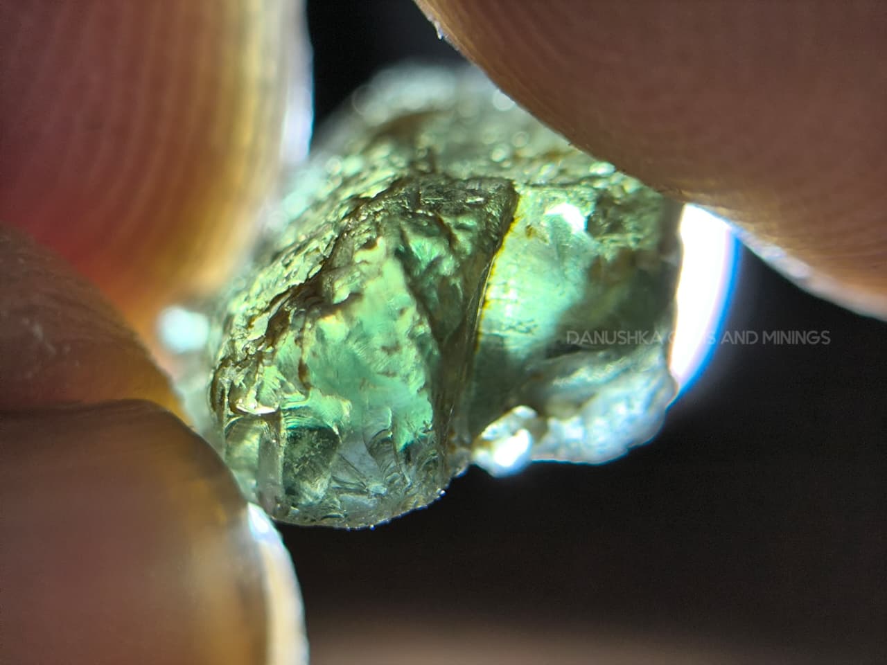 54.25 ct Natural Unheated Sri Lankan Kornerupine Rough Parcel from Elahera – 17 Pieces Facet Grade Gem Rough - Image 16