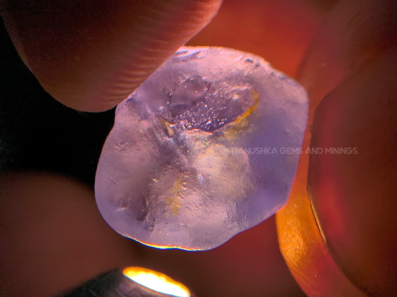 6.42 ct Natural Unheated Light-to-Medium Blue Sapphire Rough – Facet Grade Rough with Small Violetish Shift - Image 10