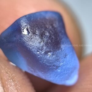 3.33 ct Ceylon Natural Unheated Blue Sapphire Rough from Weththilakanda, Sri Lanka – Clean Facet Grade Alluvial Sapphire