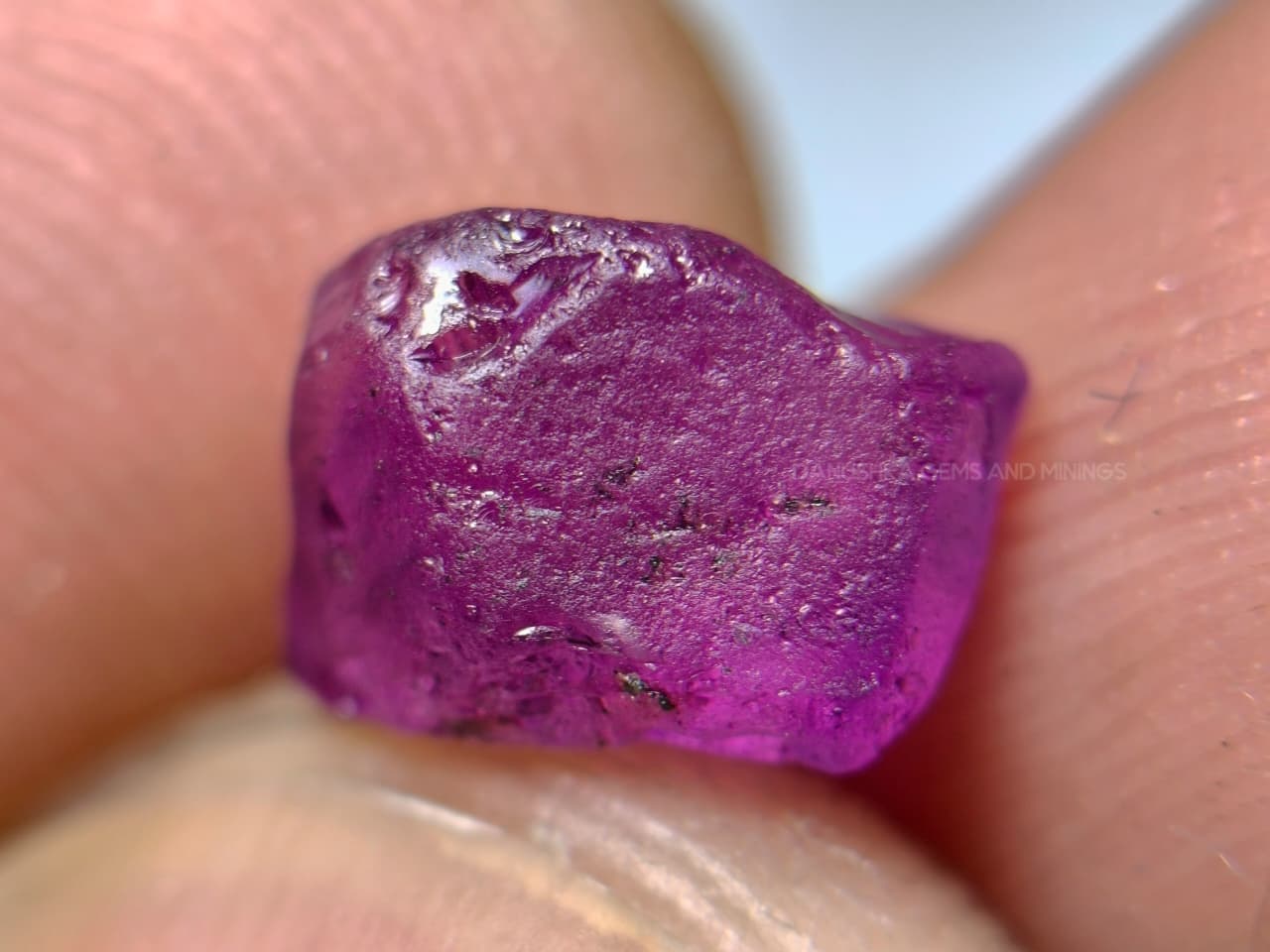 10.20 ct Ceylon Natural Unheated Fancy Sapphire Rough Parcel from Kahawatta, Sri Lanka – 5 Pcs Facet Grade Pink, Purple & Color-Band Sapphire Rough - Image 11