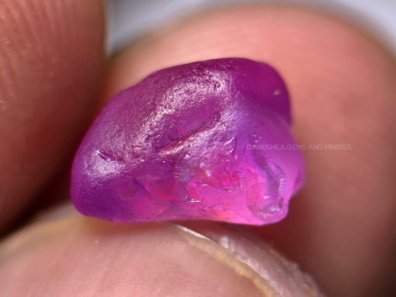 10.20 ct Ceylon Natural Unheated Fancy Sapphire Rough Parcel from Kahawatta, Sri Lanka – 5 Pcs Facet Grade Pink, Purple & Color-Band Sapphire Rough - Image 13