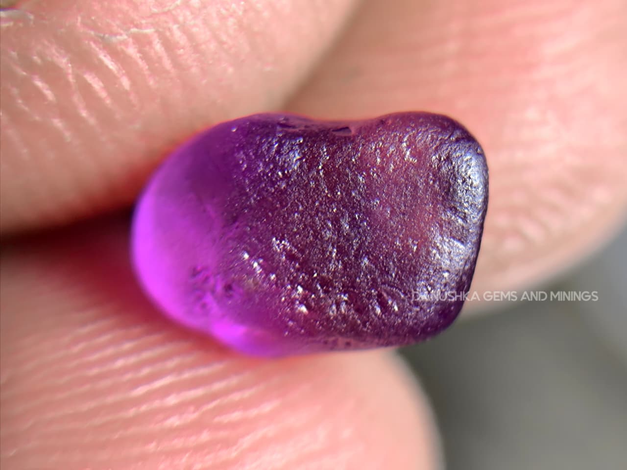 10.20 ct Ceylon Natural Unheated Fancy Sapphire Rough Parcel from Kahawatta, Sri Lanka – 5 Pcs Facet Grade Pink, Purple & Color-Band Sapphire Rough - Image 3