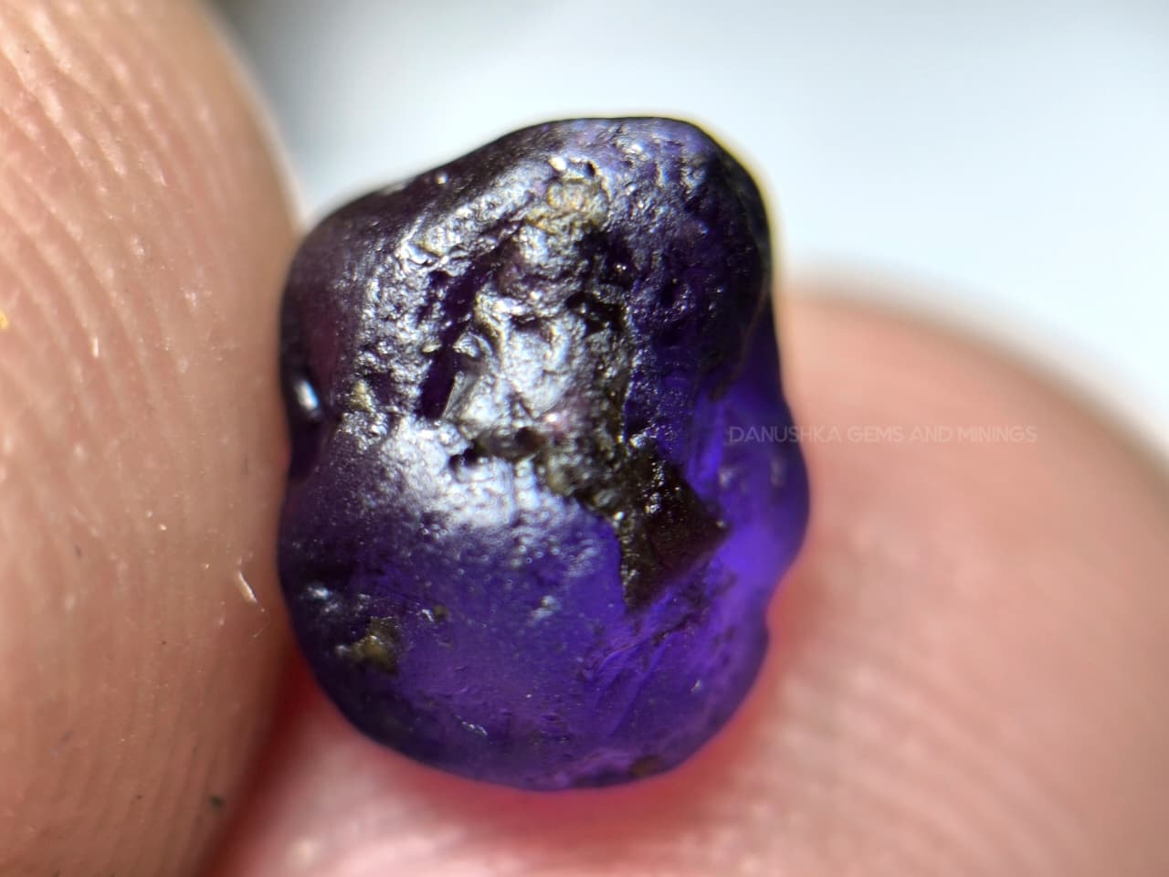 10.20 ct Ceylon Natural Unheated Fancy Sapphire Rough Parcel from Kahawatta, Sri Lanka – 5 Pcs Facet Grade Pink, Purple & Color-Band Sapphire Rough - Image 8