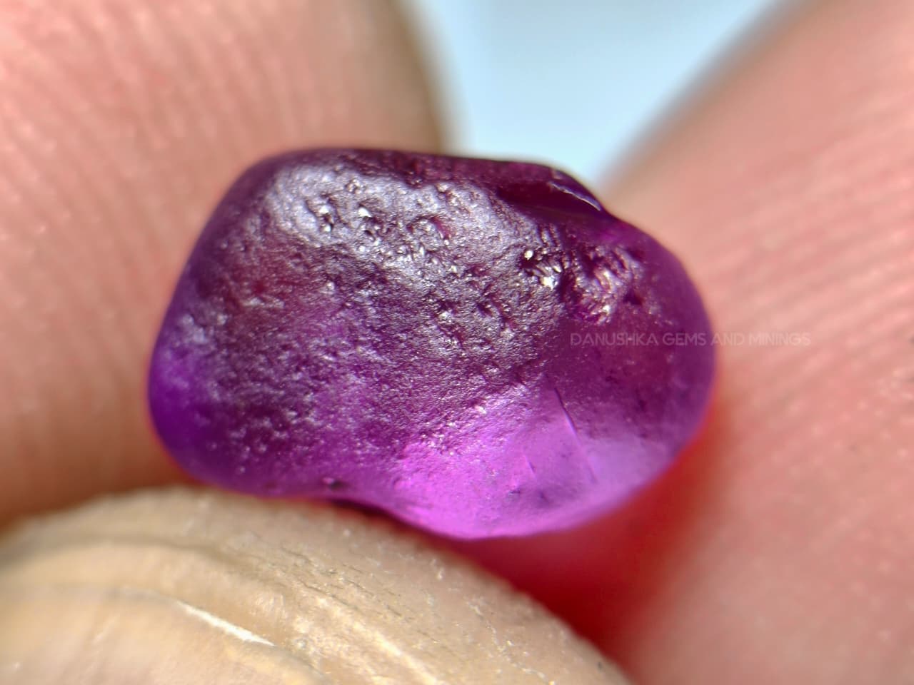 10.20 ct Ceylon Natural Unheated Fancy Sapphire Rough Parcel from Kahawatta, Sri Lanka – 5 Pcs Facet Grade Pink, Purple & Color-Band Sapphire Rough - Image 10