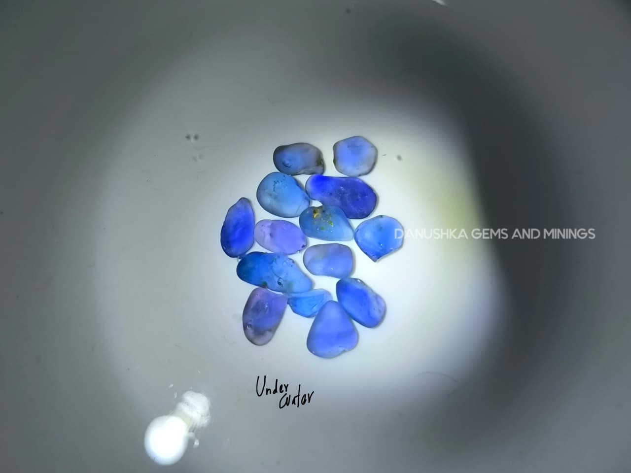 23.60 ct Ceylon Unheated Blue Sapphire Rough Parcel – 14 pcs Facet Grade from Kalu Ganga, Sri Lanka - Image 25