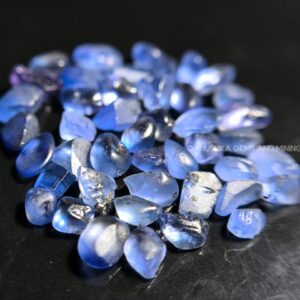 23.30 ct Ceylon Heated Blue Sapphire Rough Parcel – 44 pcs Facet Grade from Pelmadulla, Sri Lanka