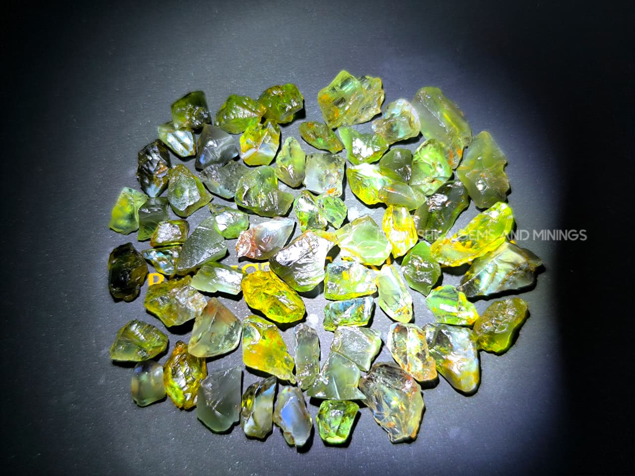 50 ct Natural Unheated Alexandrite Rough Parcel – 60 Facet-Grade Pieces from Madagascar