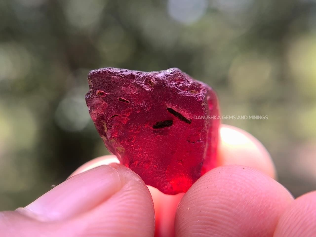 21.00 ct Ceylon Natural Unheated Pyrope Red Garnet Rough from Kolonna, Sri Lanka – Large Facet Grade Rough - Image 17