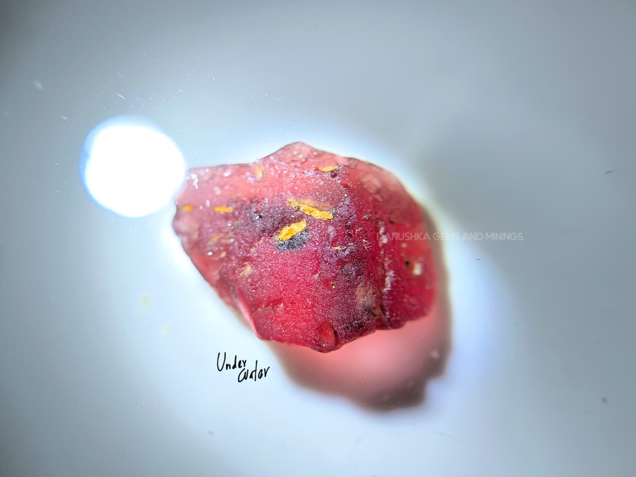 21.00 ct Ceylon Natural Unheated Pyrope Red Garnet Rough from Kolonna, Sri Lanka – Large Facet Grade Rough - Image 8