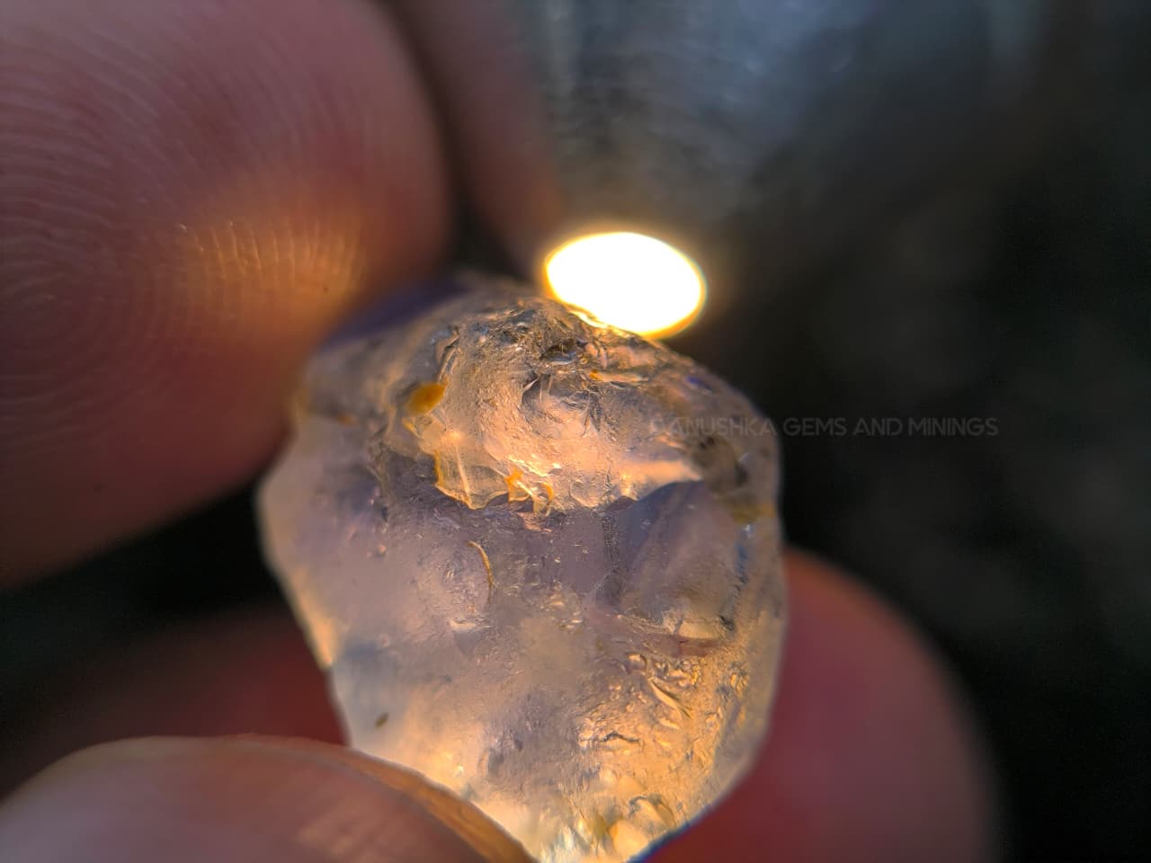 13.00 ct Ceylon Geuda Sapphire Rough – Unheated Facet Grade Heating Potential from Ratnapura, Sri Lanka - Image 11