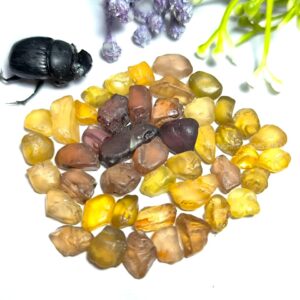 Natural Zircon Rough Parcel, 141.90 Ct, 45 Pcs, Facet Grade, Rakwana & Embilipitiya Mines, Sri Lanka
