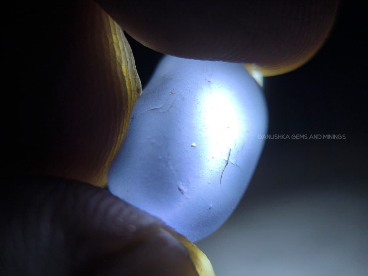 10.10 ct Natural Ceylon Steel Blue Spinel Rough – Unheated Clean Alluvial Spinel from Ratnapura - Image 5