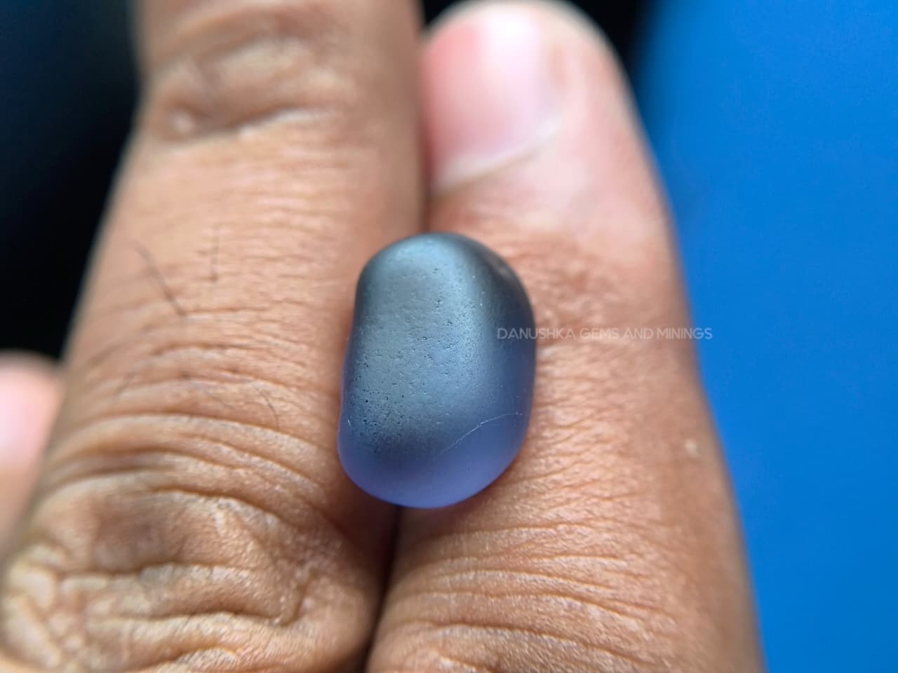 10.10 ct Natural Ceylon Steel Blue Spinel Rough – Unheated Clean Alluvial Spinel from Ratnapura - Image 10