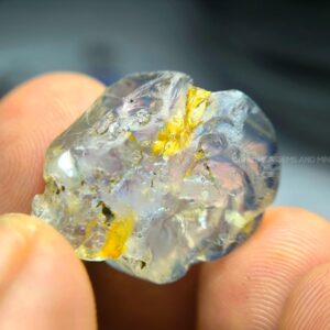 35 ct Facet Grade Ceylon Geuda Sapphire Rough – Large Elahera Unheated Heating Material