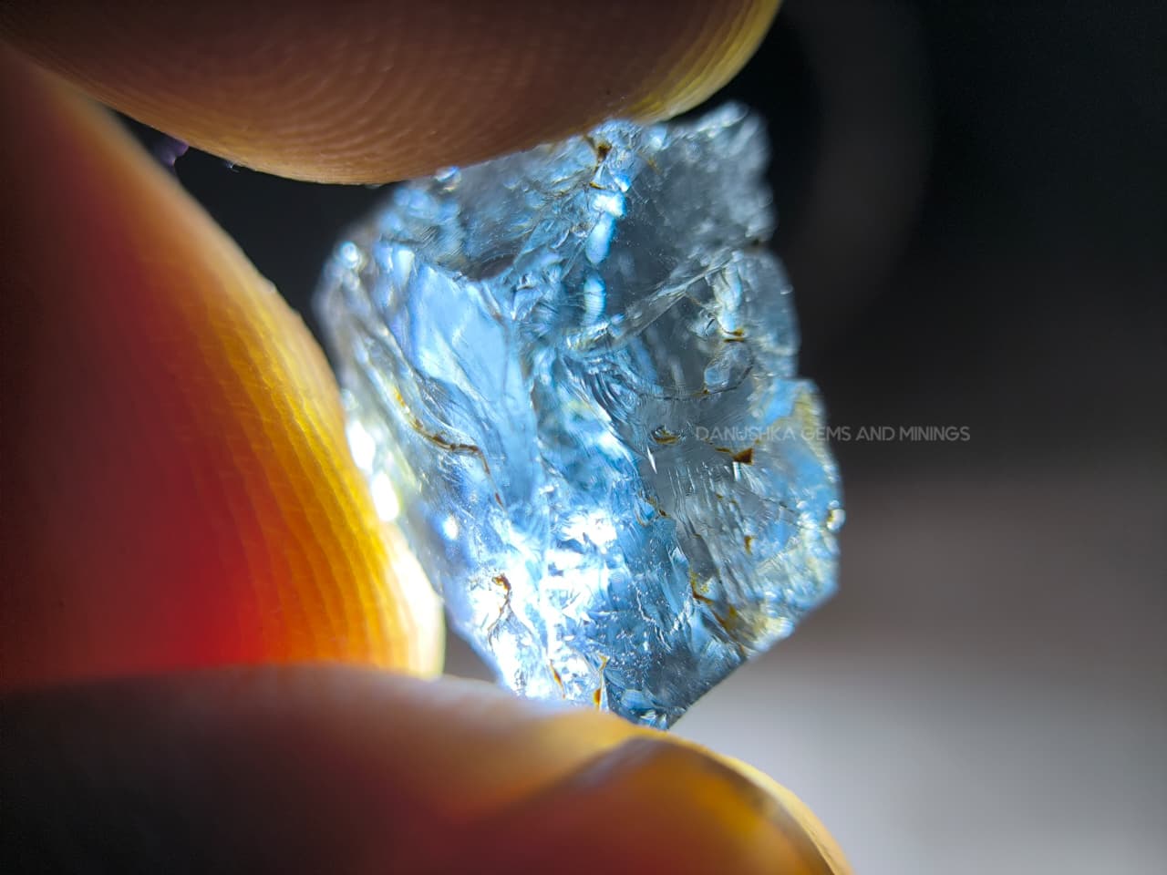7.30 ct Facet Grade Deep Teal Blue Ceylon Spinel Rough – Matale Sri Lanka - Image 14