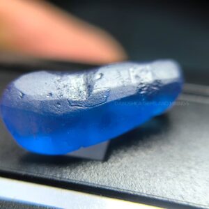 7.38 ct Heated Ceylon Blue Sapphire Rough – Elahera Geuda Transformation, Facet Grade