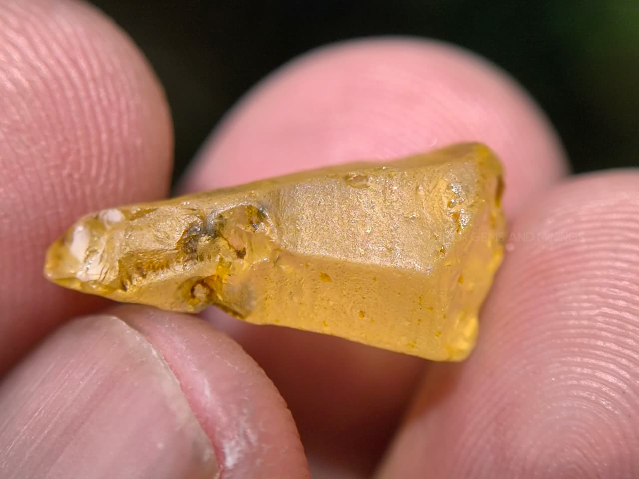 9.10 ct Natural Unheated Ceylon Yellow Sapphire Rough – Facet Grade Marapana Sri Lanka - Image 11