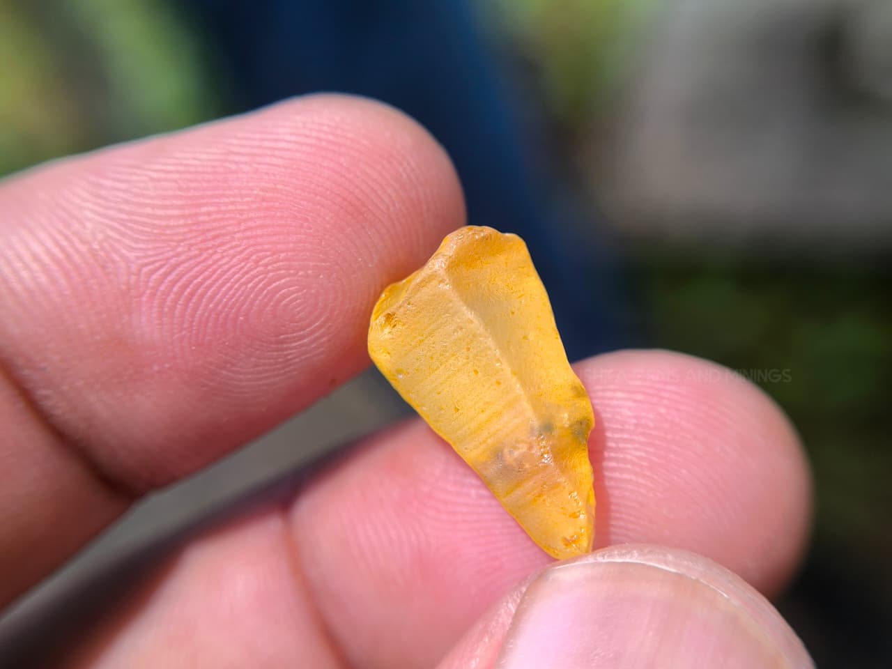 9.10 ct Natural Unheated Ceylon Yellow Sapphire Rough – Facet Grade Marapana Sri Lanka - Image 6
