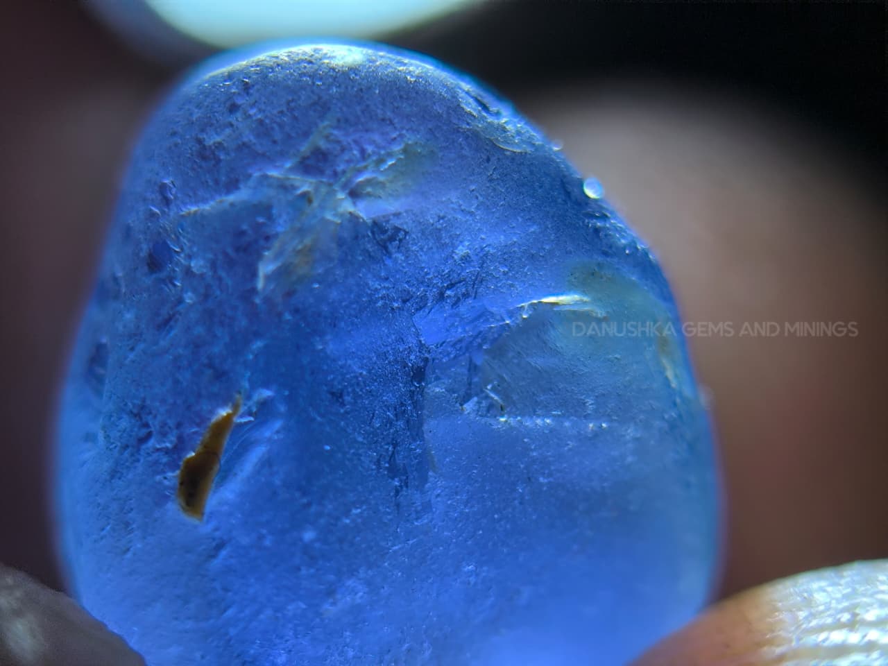 9.88 ct Ceylon Blue Sapphire Young Geuda Rough – Unheated Facet Grade from Endana, Sri Lanka - Image 2