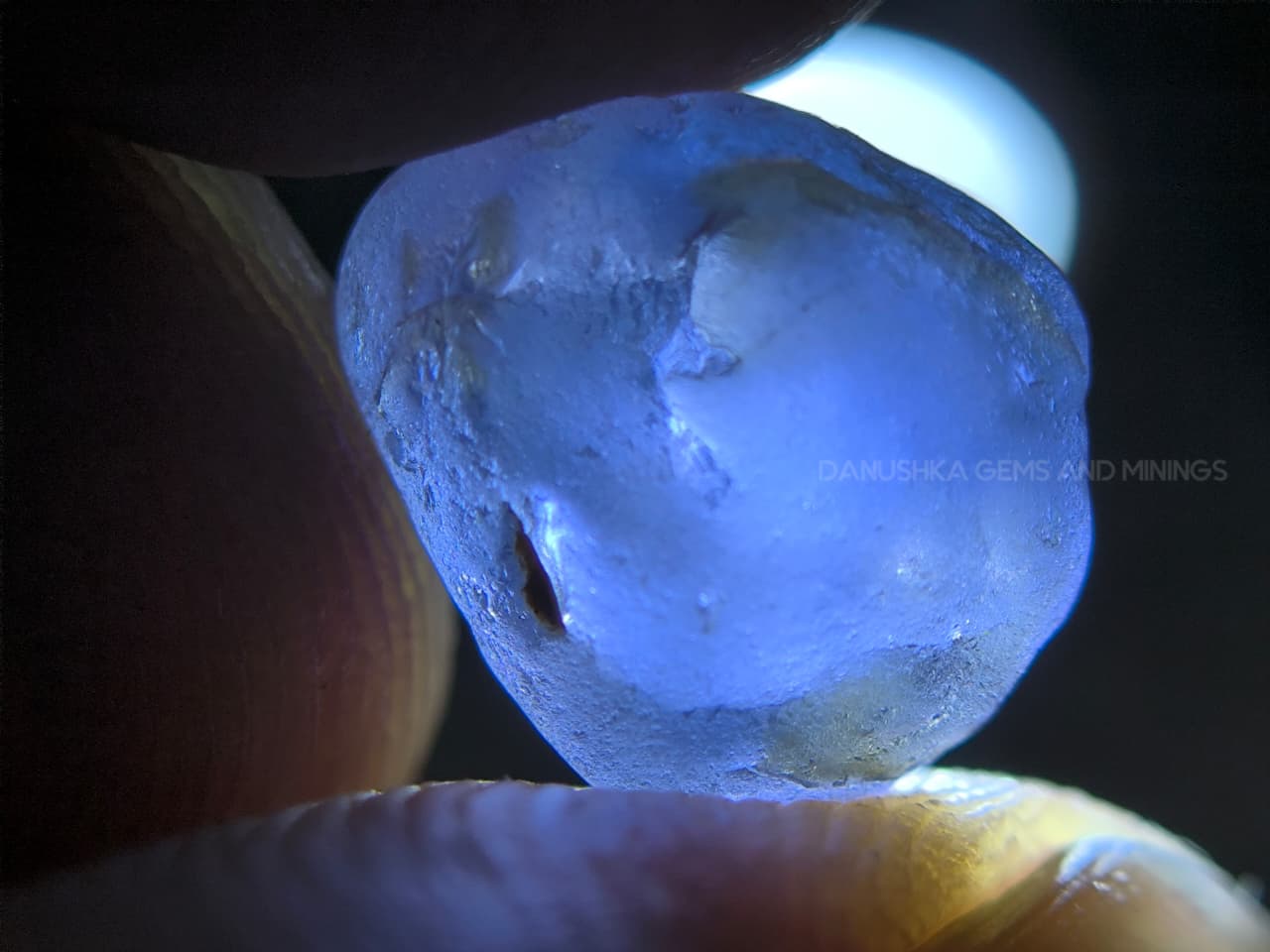 9.88 ct Ceylon Blue Sapphire Young Geuda Rough – Unheated Facet Grade from Endana, Sri Lanka - Image 14