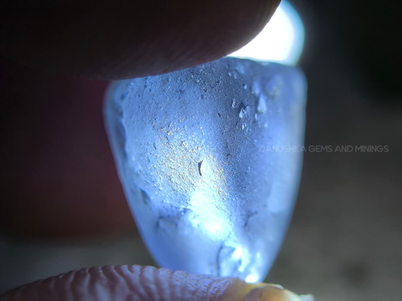 9.88 ct Ceylon Blue Sapphire Young Geuda Rough – Unheated Facet Grade from Endana, Sri Lanka - Image 15