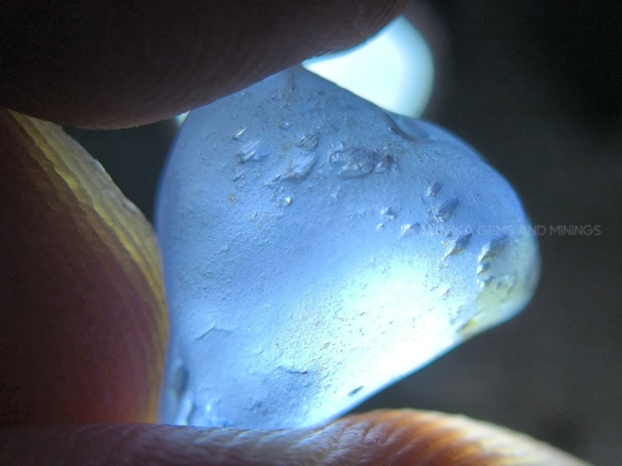 9.88 ct Ceylon Blue Sapphire Young Geuda Rough – Unheated Facet Grade from Endana, Sri Lanka - Image 23