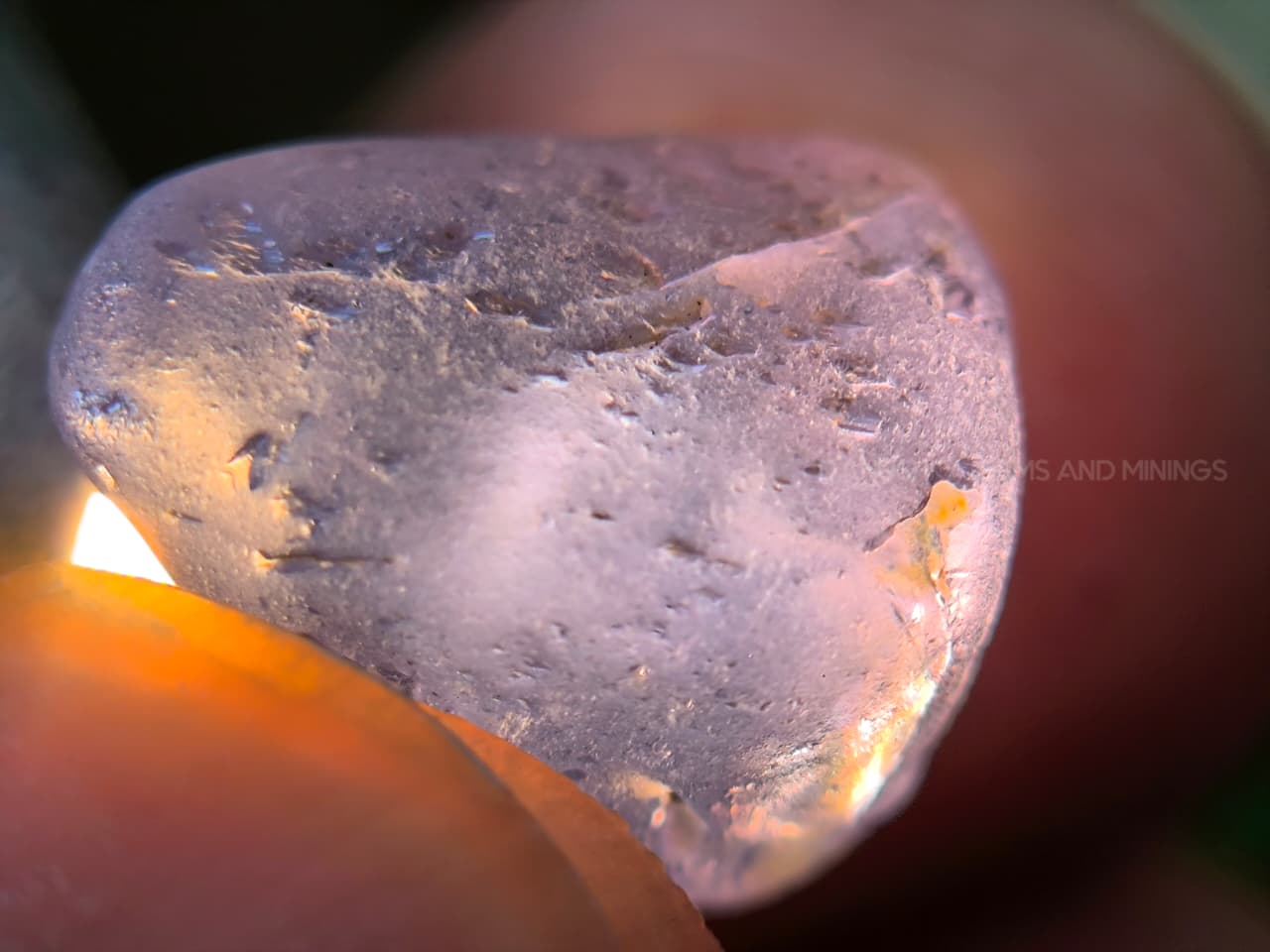 9.88 ct Ceylon Blue Sapphire Young Geuda Rough – Unheated Facet Grade from Endana, Sri Lanka - Image 5