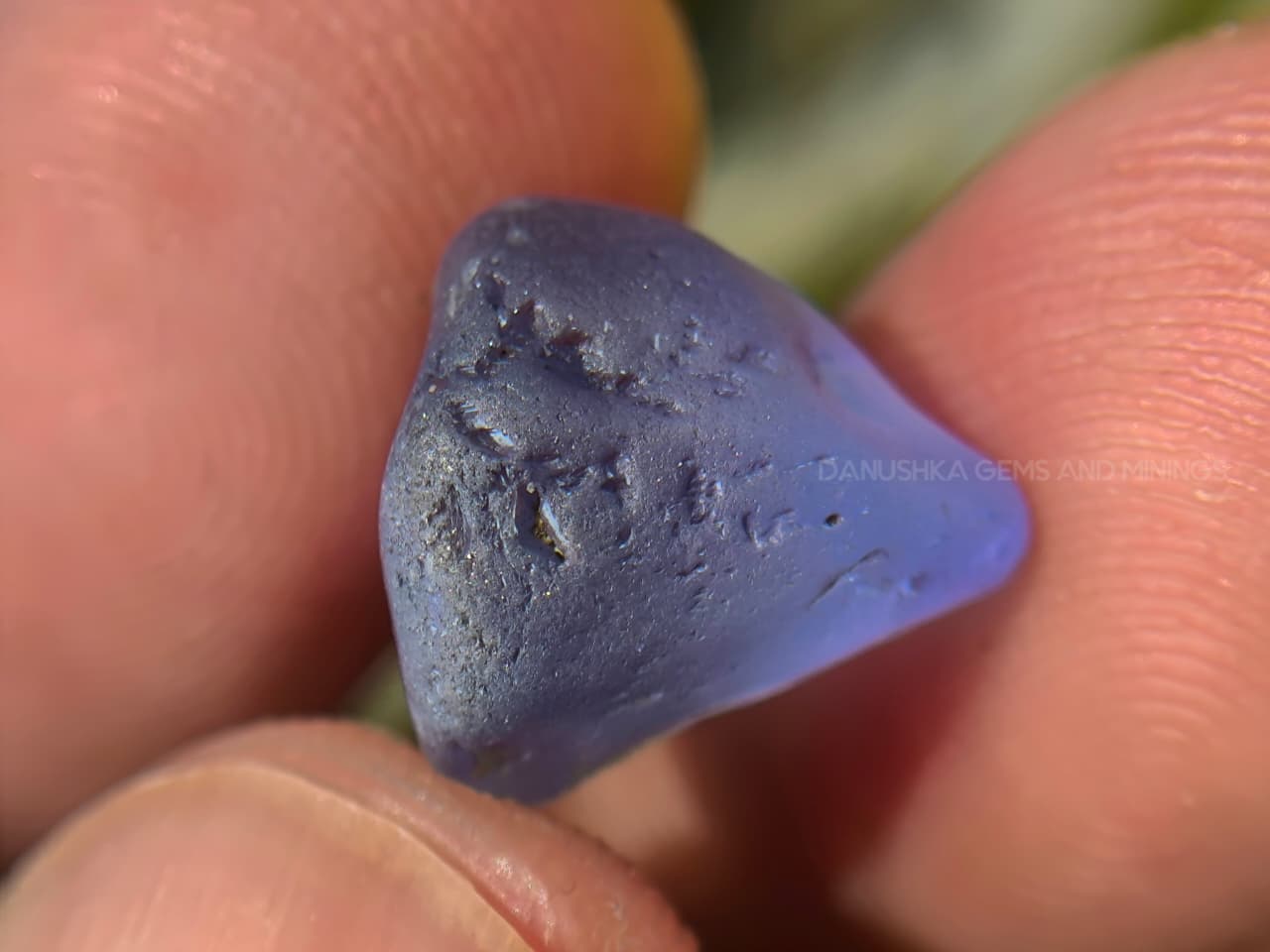 9.88 ct Ceylon Blue Sapphire Young Geuda Rough – Unheated Facet Grade from Endana, Sri Lanka - Image 6